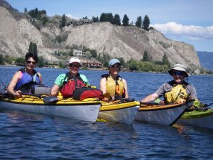 Kayaking Lake Okanagan